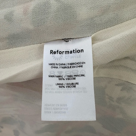 Reformation Juliette Dress In Tropique - Picture 7 of 7